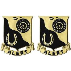 91st Cavalry Regiment Unit Crest (Alert)
